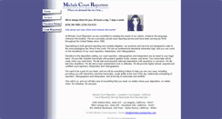 Desktop Screenshot of michelscourtreporters.com